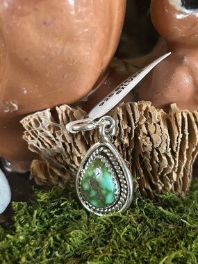925 Sterling Sonoran turquoise charm